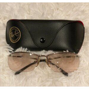 Ray-Ban RB3183 003/8Z Sunglasses Silver frame Beige Silver Gray Gradient Rare